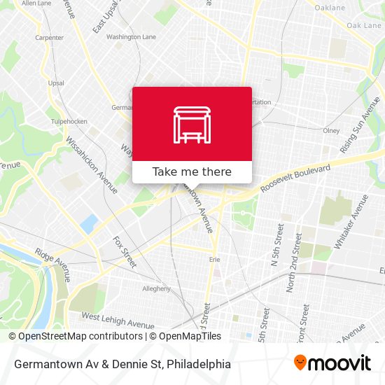Mapa de Germantown Av & Dennie St