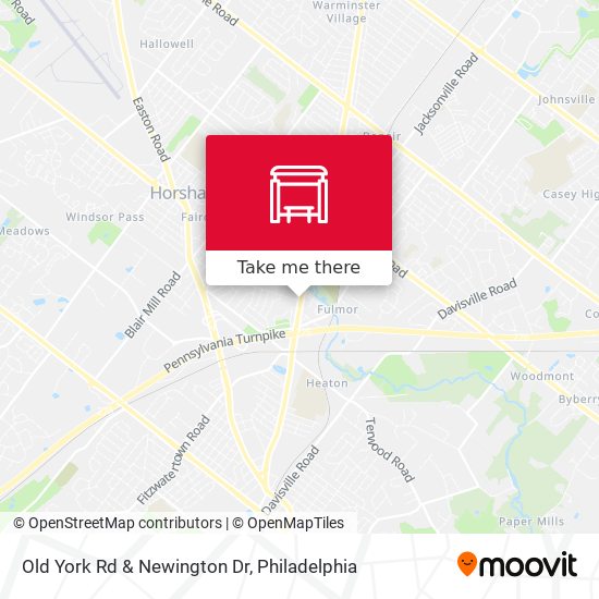 Mapa de Old York Rd & Newington Dr