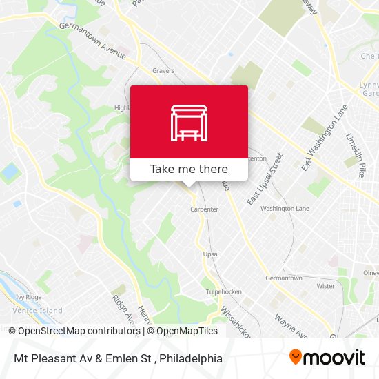 Mapa de Mt Pleasant Av & Emlen St