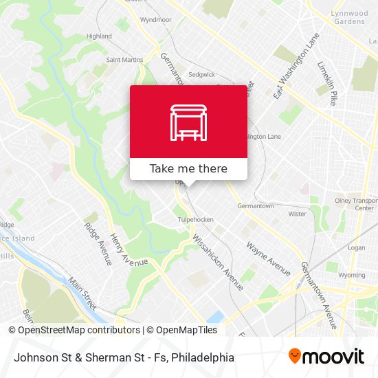Johnson St & Sherman St - Fs map
