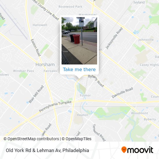 Mapa de Old York Rd & Lehman Av
