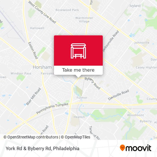 Mapa de York Rd & Byberry Rd
