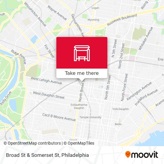 Broad St & Somerset St map