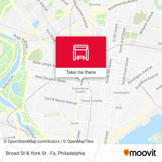 Broad St & York St - Fs map