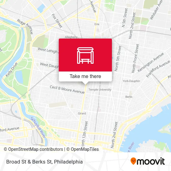 Broad St & Berks St map