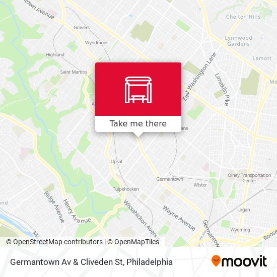 Germantown Av & Cliveden St map