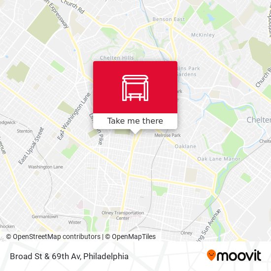 Mapa de Broad St & 69th Av