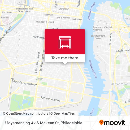 Moyamensing Av & Mckean St map