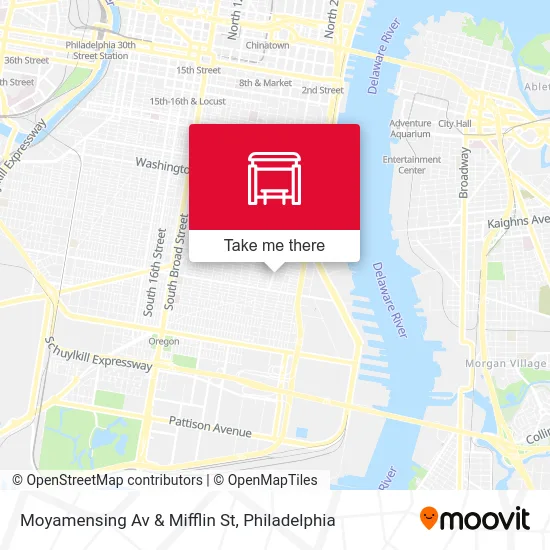 Moyamensing Av & Mifflin St map
