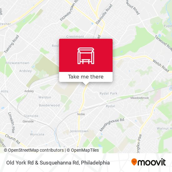 Mapa de Old York Rd & Susquehanna Rd