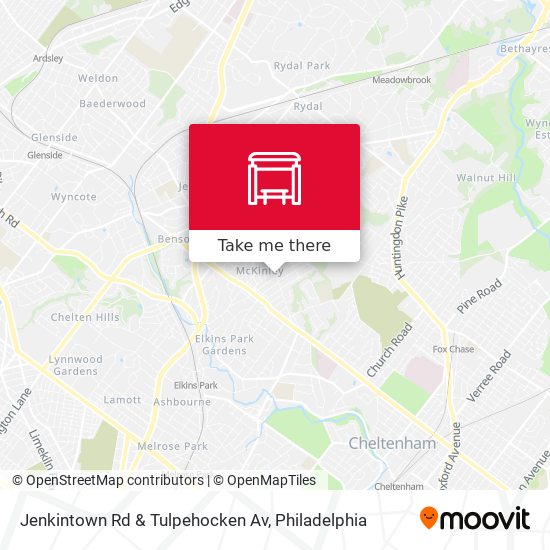 Jenkintown Rd & Tulpehocken Av map