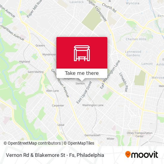 Mapa de Vernon Rd & Blakemore St - Fs