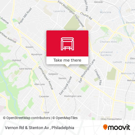 Vernon Rd & Stenton Av map