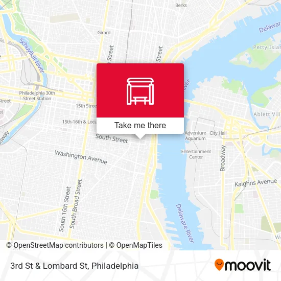 Mapa de 3rd St & Lombard St