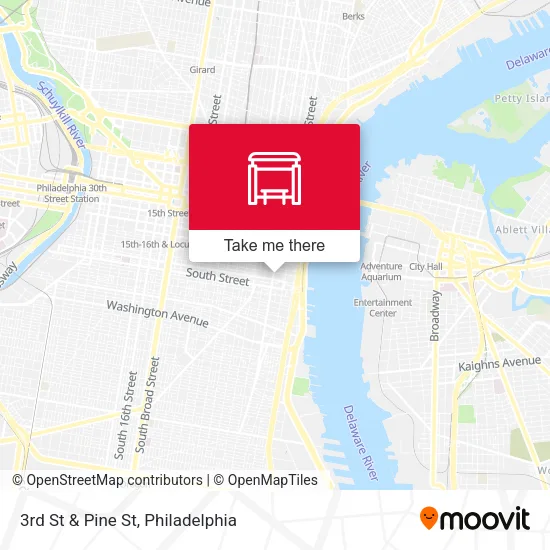 Mapa de 3rd St & Pine St