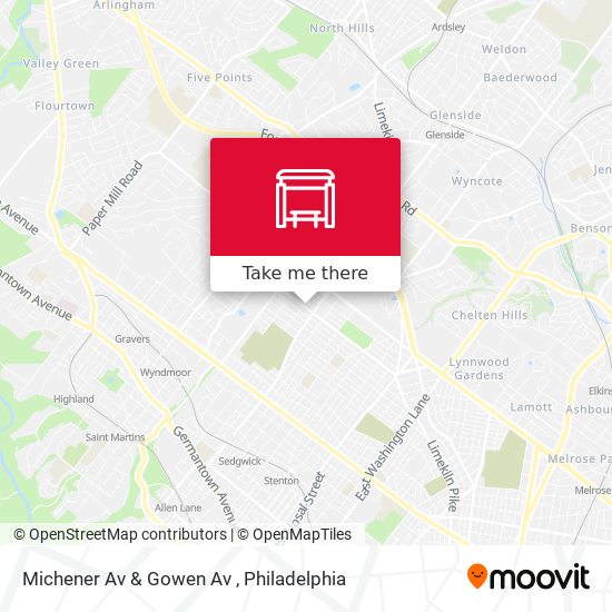 Mapa de Michener Av & Gowen Av