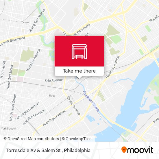 Mapa de Torresdale Av & Salem St