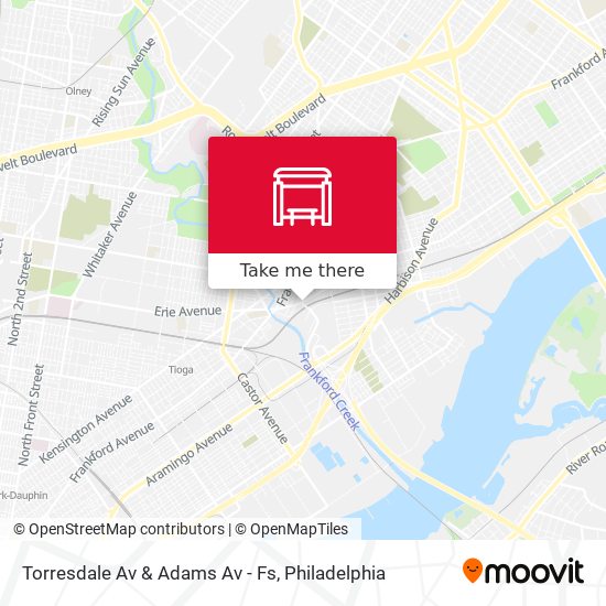 Mapa de Torresdale Av & Adams Av - Fs