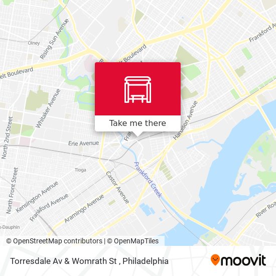 Mapa de Torresdale Av & Womrath St