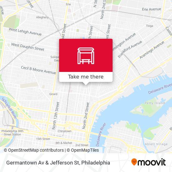 Germantown Av & Jefferson St map
