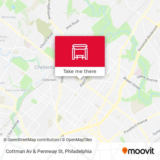 Mapa de Cottman Av & Pennway St