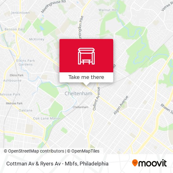 Mapa de Cottman Av & Ryers Av - Mbfs