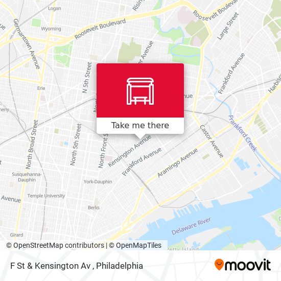 Mapa de F St & Kensington Av