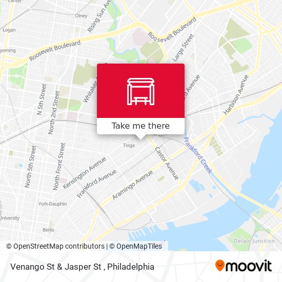 Mapa de Venango St & Jasper St