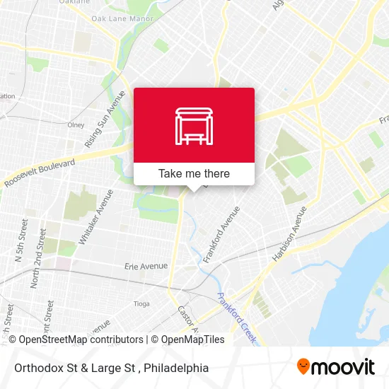 Orthodox St & Large St map