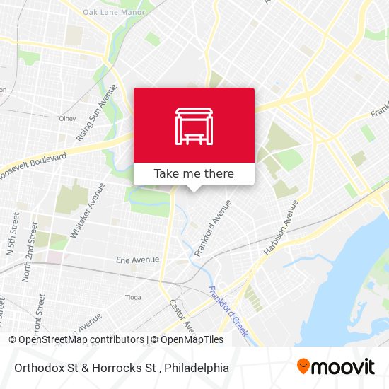 Orthodox St & Horrocks St map