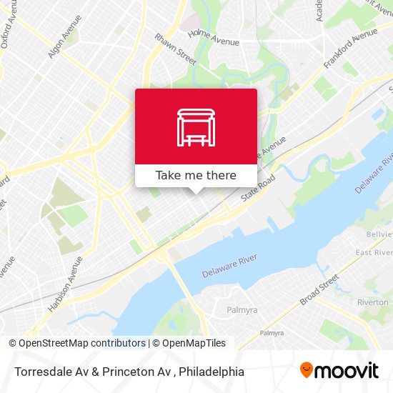 Mapa de Torresdale Av & Princeton Av