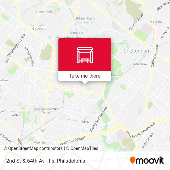 2nd St & 64th Av - Fs map