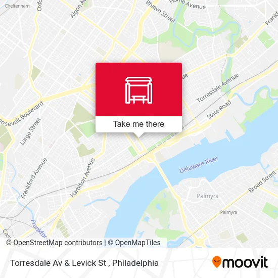 Torresdale Av & Levick St map