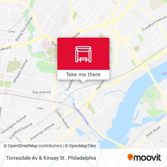 Mapa de Torresdale Av & Kinsey St