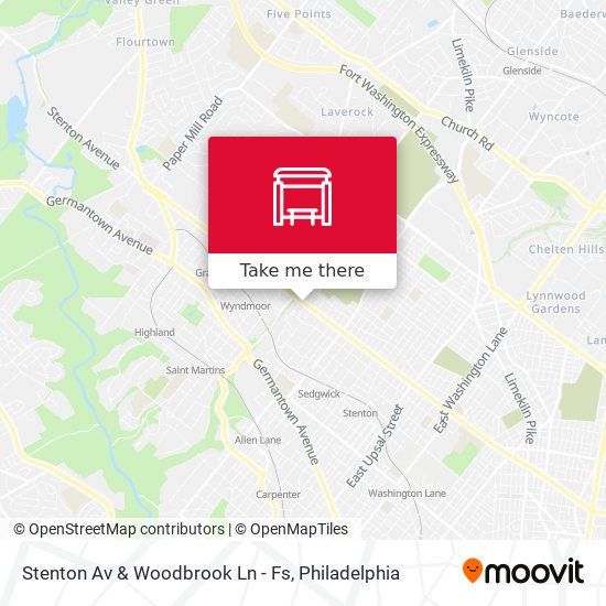 Stenton Av & Woodbrook Ln - Fs map