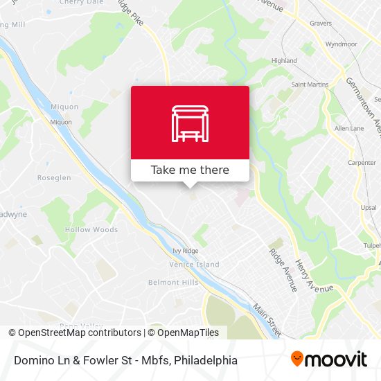 Mapa de Domino Ln & Fowler St - Mbfs