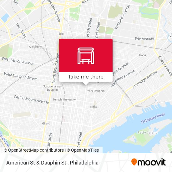 Mapa de American St & Dauphin St