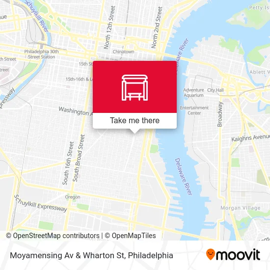 Moyamensing Av & Wharton St map