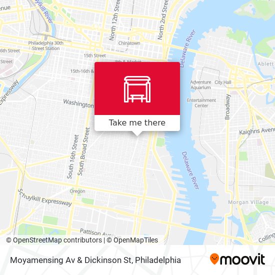 Moyamensing Av & Dickinson St map