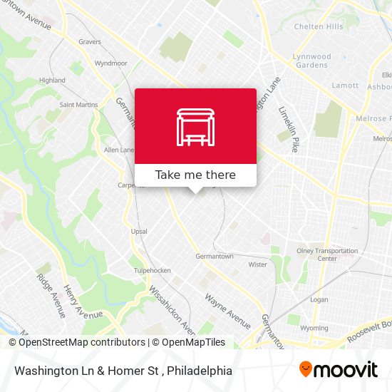 Mapa de Washington Ln & Homer St