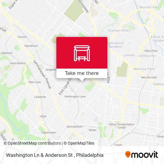 Mapa de Washington Ln & Anderson St