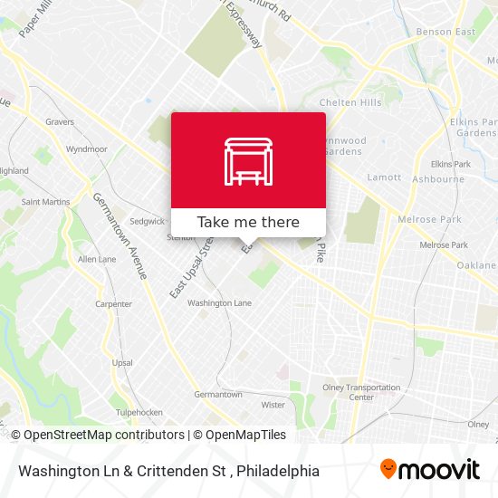 Mapa de Washington Ln & Crittenden St
