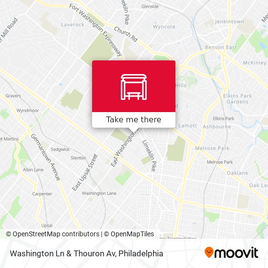 Mapa de Washington Ln & Thouron Av