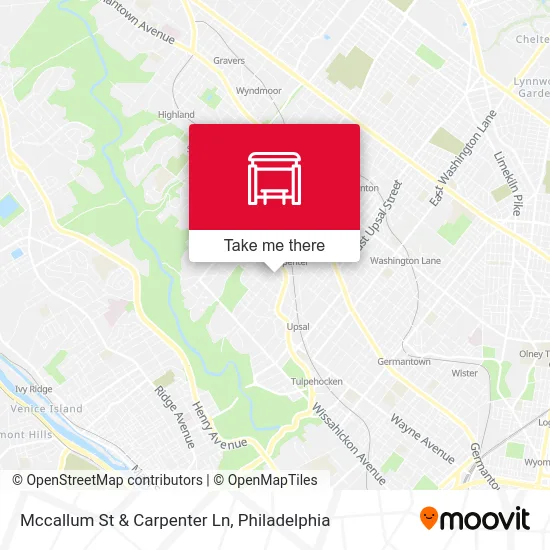Mccallum St & Carpenter Ln map
