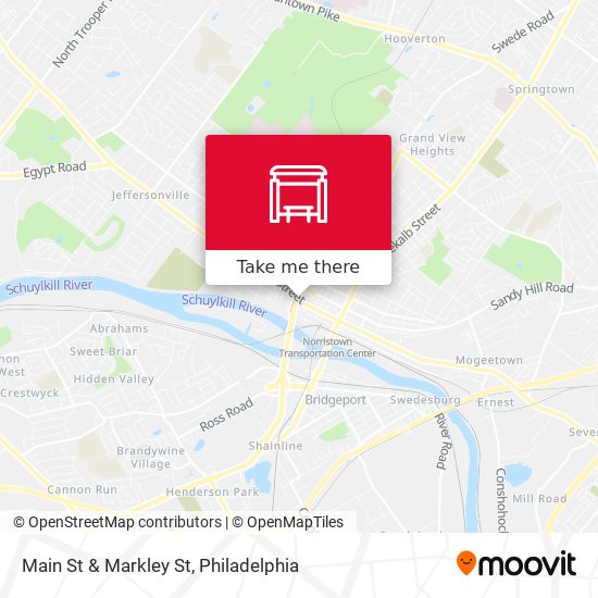 Main St & Markley St map