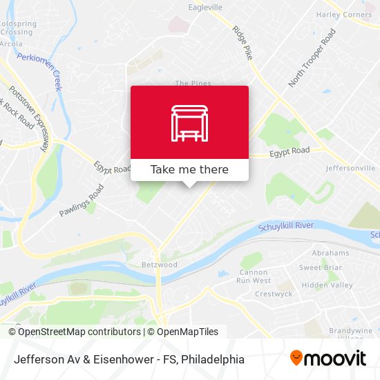 Mapa de Jefferson Av & Eisenhower - FS