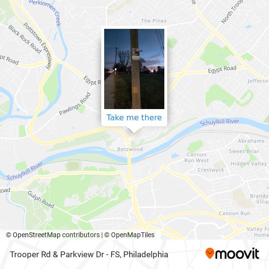 Mapa de Trooper Rd & Parkview Dr - FS