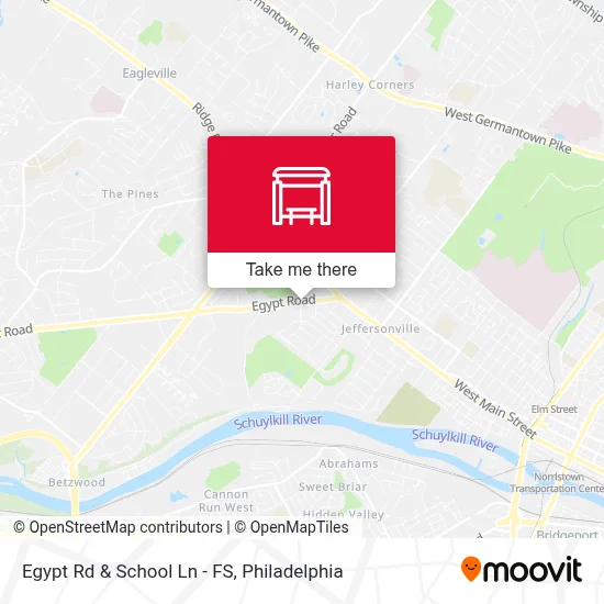 Egypt Rd & School Ln - FS map