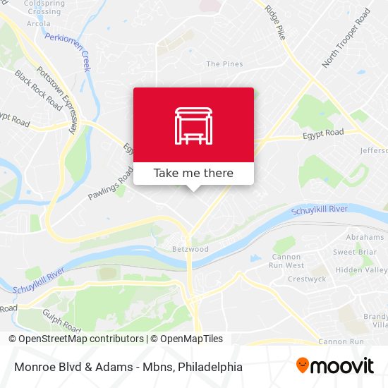 Monroe Blvd & Adams - Mbns map