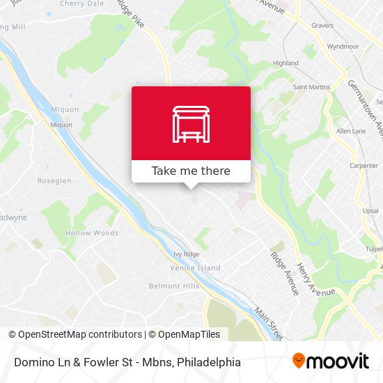 Mapa de Domino Ln & Fowler St - Mbns